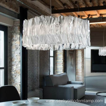 Home artistic decoration folds acrylic pendant light